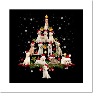 Nova Scotia Duck Tolling Retriever Christmas Tree  - Merry Christmas Posters and Art